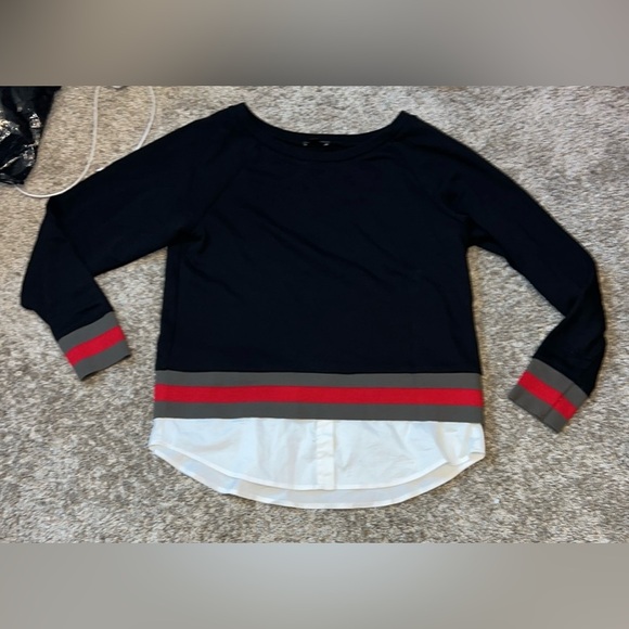 Stella & Dot 2 In 1 Pullover Sweater Size Medium - Picture 4 of 10